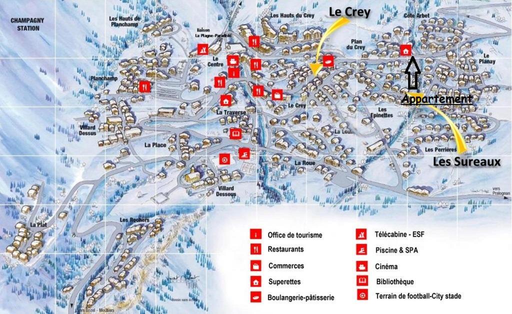 Le Croe De Joie Et Soleil, Appart 4-6P Tout Confort Idealement Situe La Plagne Eksteriør bilde